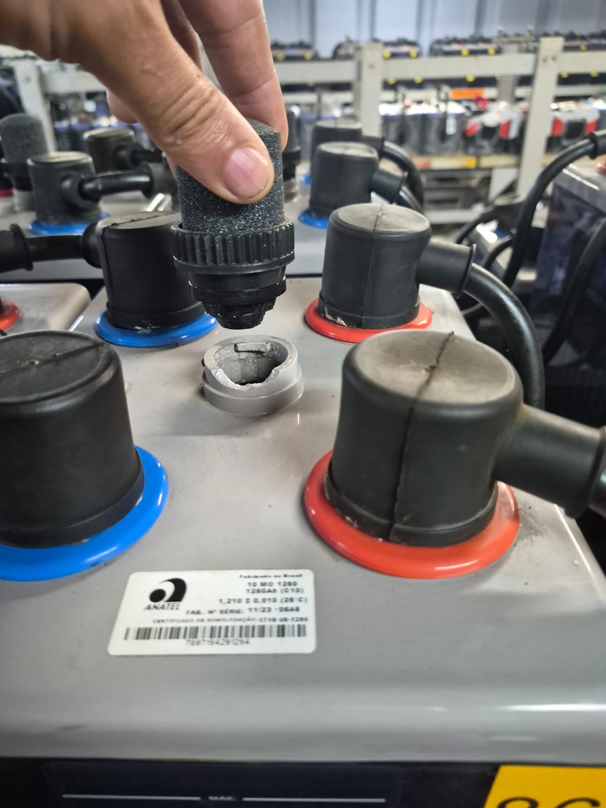 Petrobras: adaptador para respiro de bateria em PA12 (SLS) — imagem 2
